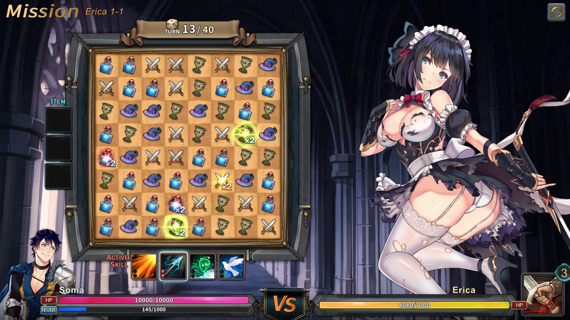 game screen